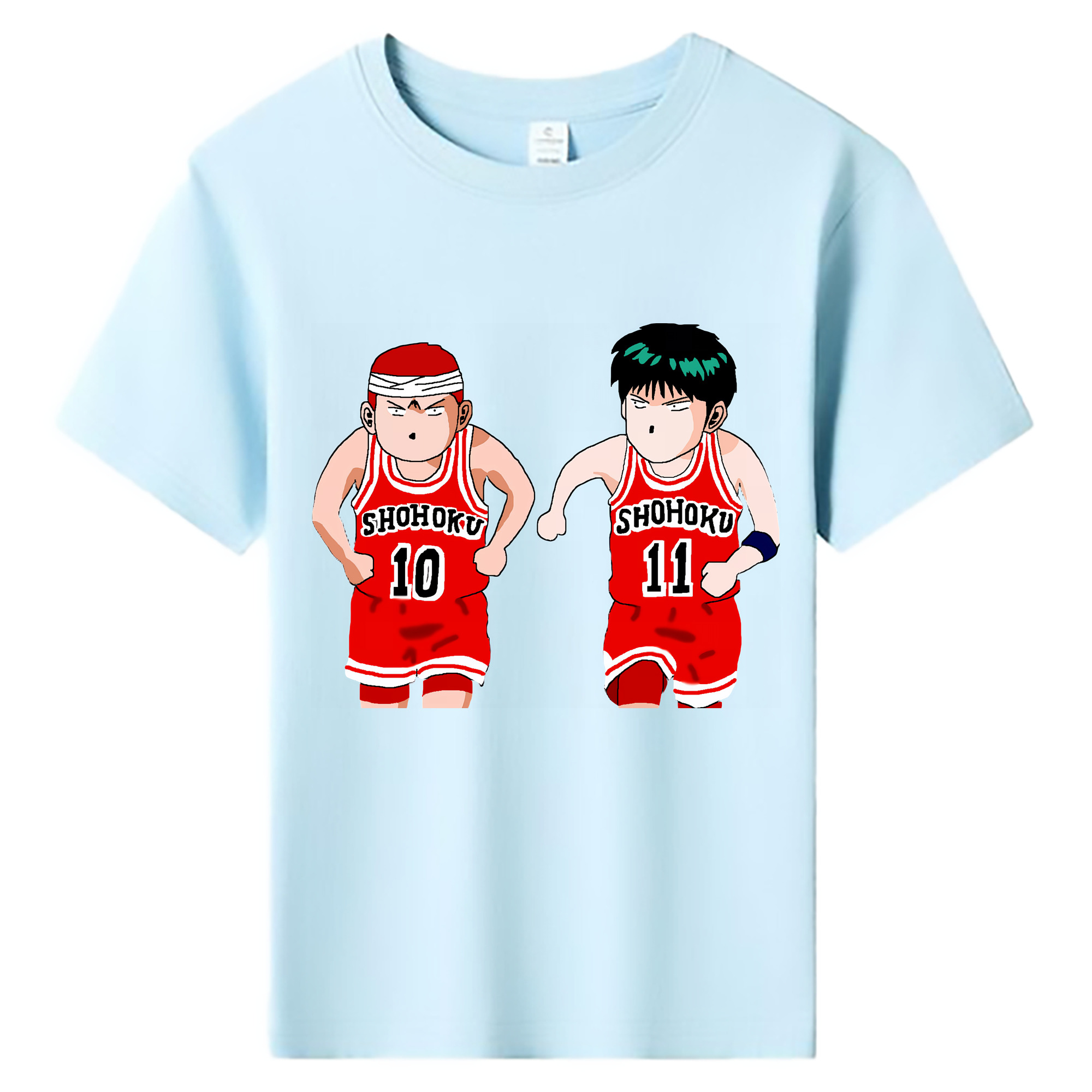 （画像用） SLAM DUNK／スラムダンク 綿100％キッズTシャツ（フロントプリント）